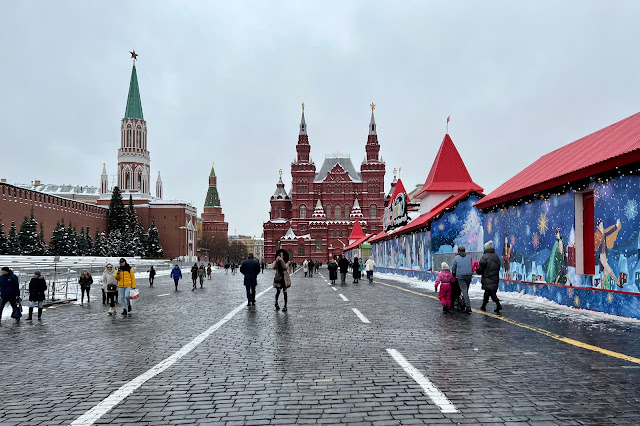 Красная площадь, Кремль, Никольская башня, Угловая Арсенальная башня, Государственный исторический музей