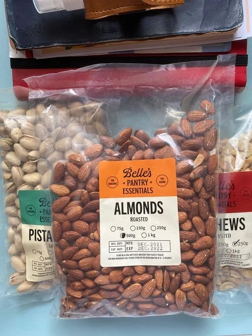Nuts and seeds from Shopee for late night snacks