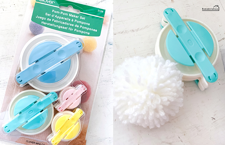 3129 Pom Pom Maker Set of 4 by Clover