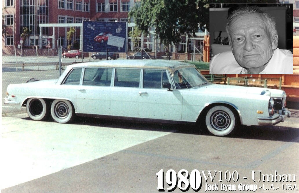 Der dreiachsige Mercedes-Benz 600 Pullman von Hugh Hefner