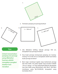 Kunci jawaban Halaman 131 , 132 buku senang belajar matematika kelas 4