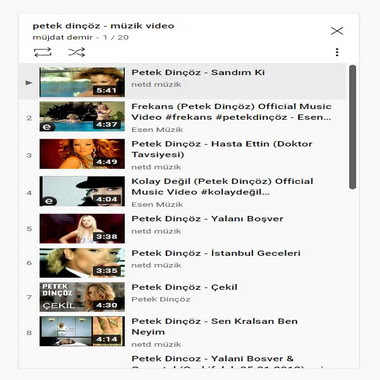 youtube com - petek dinçöz - müzik video