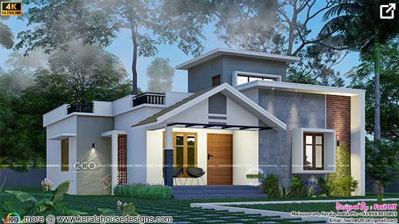 1150 sq-ft small budget 4 BHK house