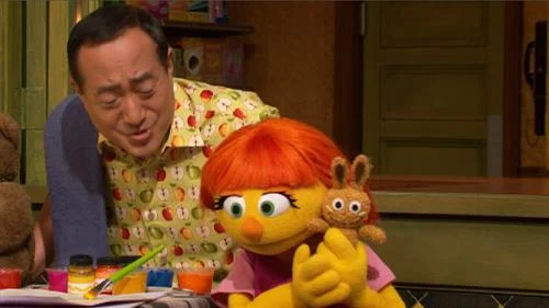 Autistic Sesame Street Character Julia. 3