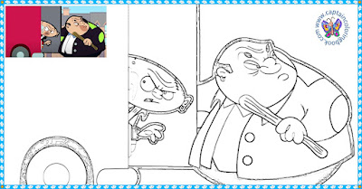Free Cartoon coloring page