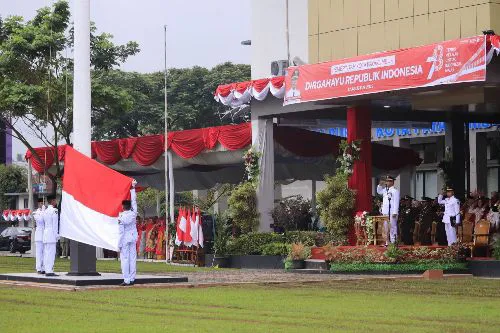 Peringatan HUT Republik Indonesia ke-78 di Halaman Balai Kota Payakumbuh