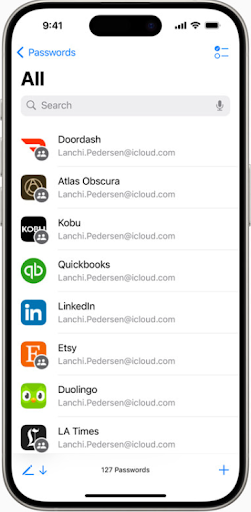ios18 Presenting the Passwords Application