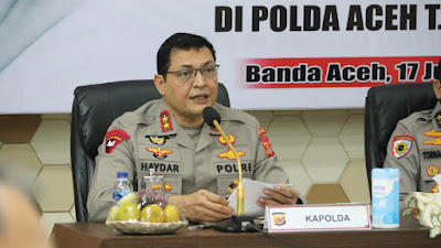 Kapolda Aceh Pimpin Taklimat Awal Audit  Kinerja Tahap II Tahun 2023