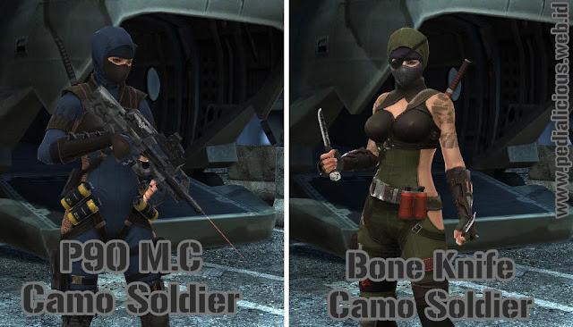 Preview Senjata Seri Camo Soldier Point Blank Zepetto Indonesia