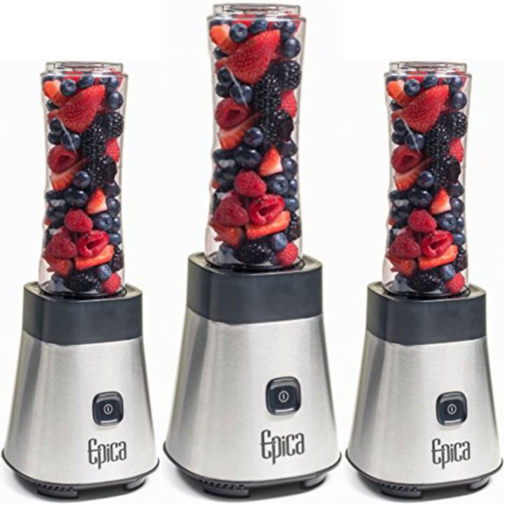 Epica Fruit Blender and Food Mixer Jar - Makes juice smoothies, sauces, cocktails, sorbets, etc..