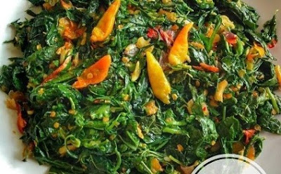 Resep Tumis daun SIngkong