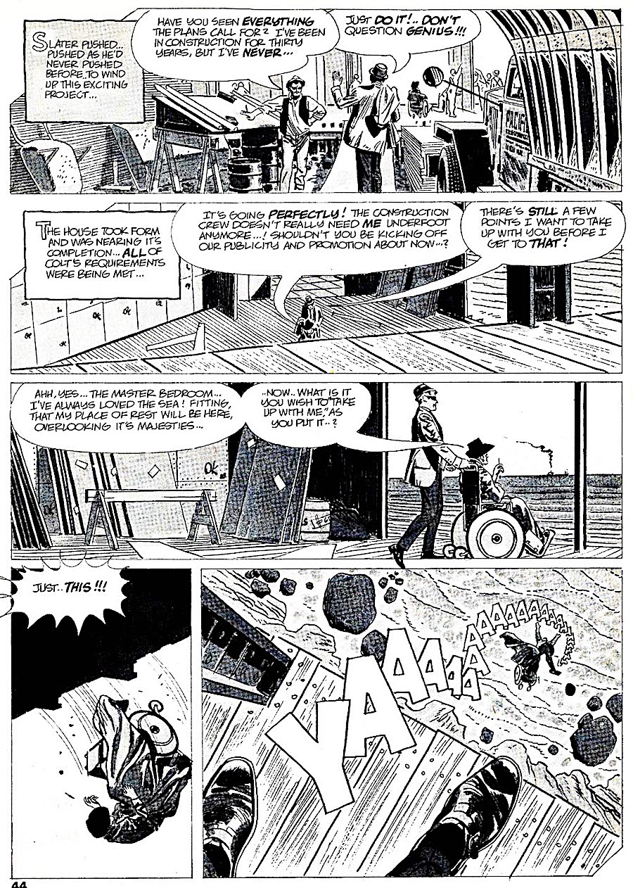 Eerie 1968 #16 Alex Toth, murder