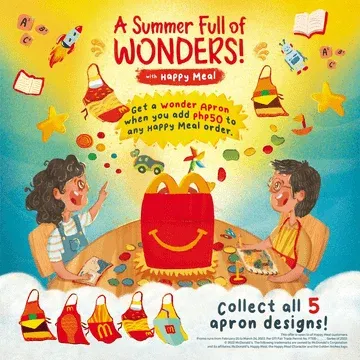 McDonald's Summer Full of Wonders Happy Meal to encourage kids to be creativte