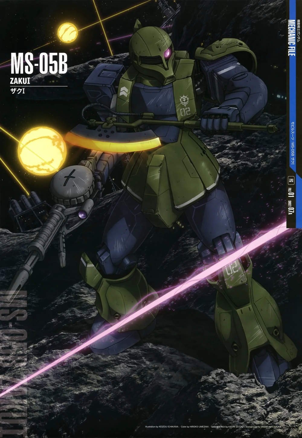 MS GUNDAM: MS-05B ZAKU I - 01