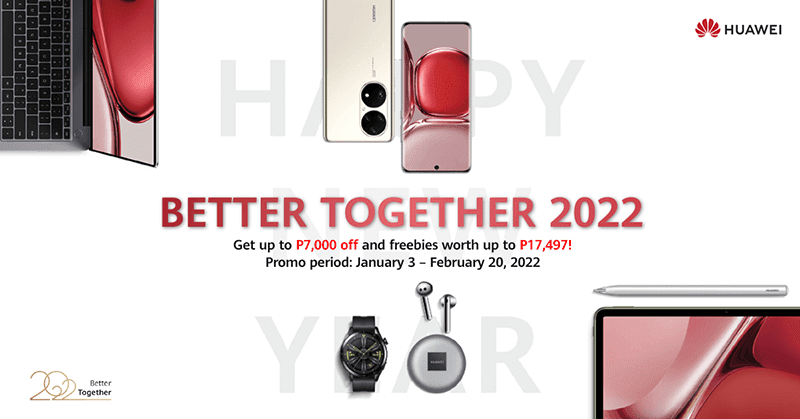 Huawei PH reveals its New Year deals on, with up to PHP 7K off on select devices!