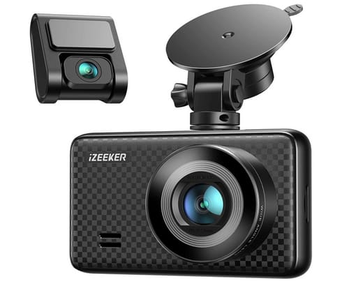 iZEEKER GD500 2.5K Dual Front and Rear Dash Cam