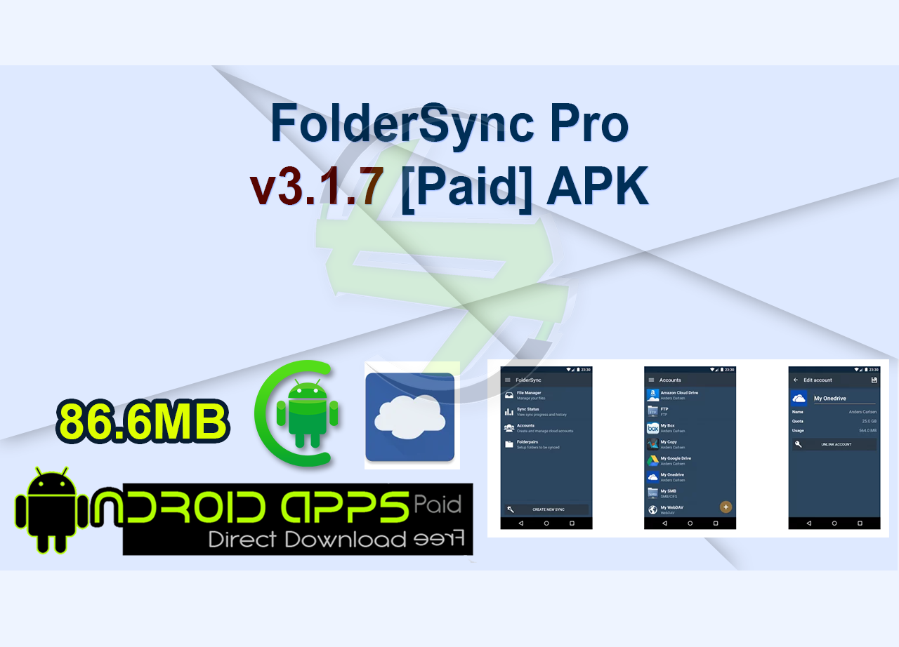 FolderSync Pro v3.1.7 [Paid] APK