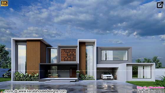 Box model contemporary house design