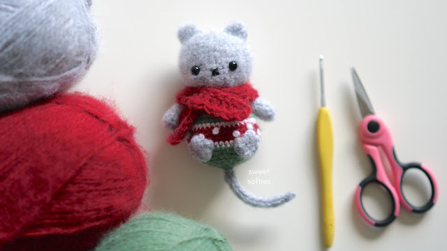 WNG Yarn Ring Cat Kitty Ears Adjustable Size Crochet Ring Beginner Knitting  Crocheting Gift Crochet Tension Regulator Tool Finger Ring Gift