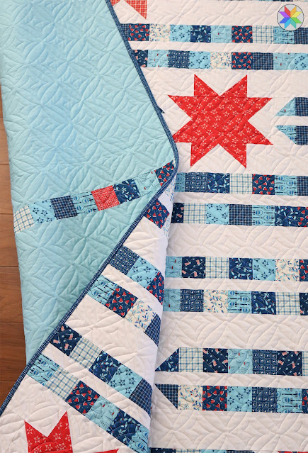 Star Trails quilt pattern by Andy Knowlton of A Bright Corner