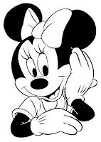 Minnie Mouse coloring page