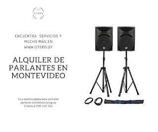 Alquiler de parlantes y luces para fiestas