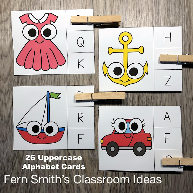 Grab This Initial Sounds Alphabet Clip Cards Literacy Center Resource To Use In Your Classroom Today!