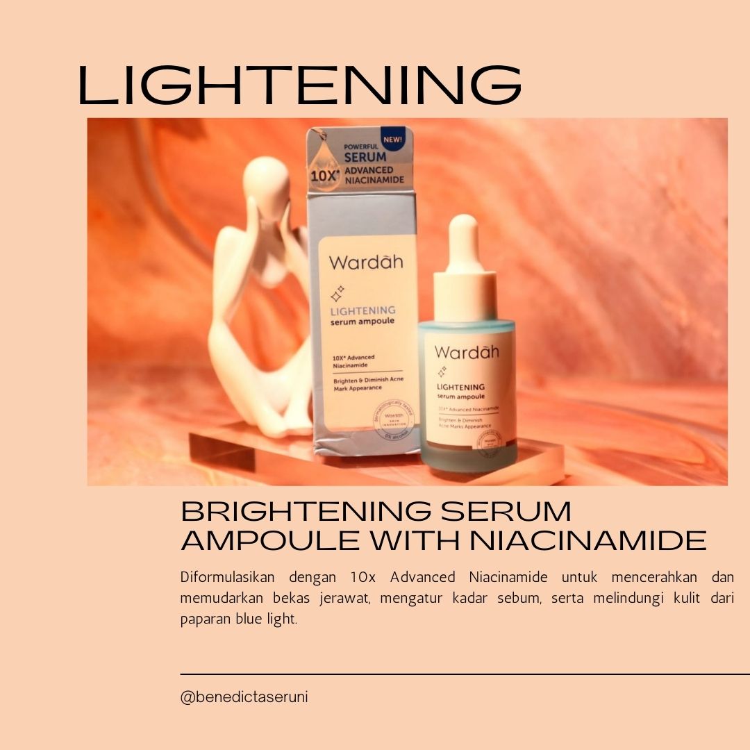 Wardah The Serum Expert Lightening Serum Ampoule By Benedicta Seruni