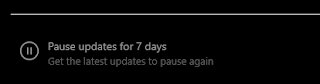 2.Pause Windows update