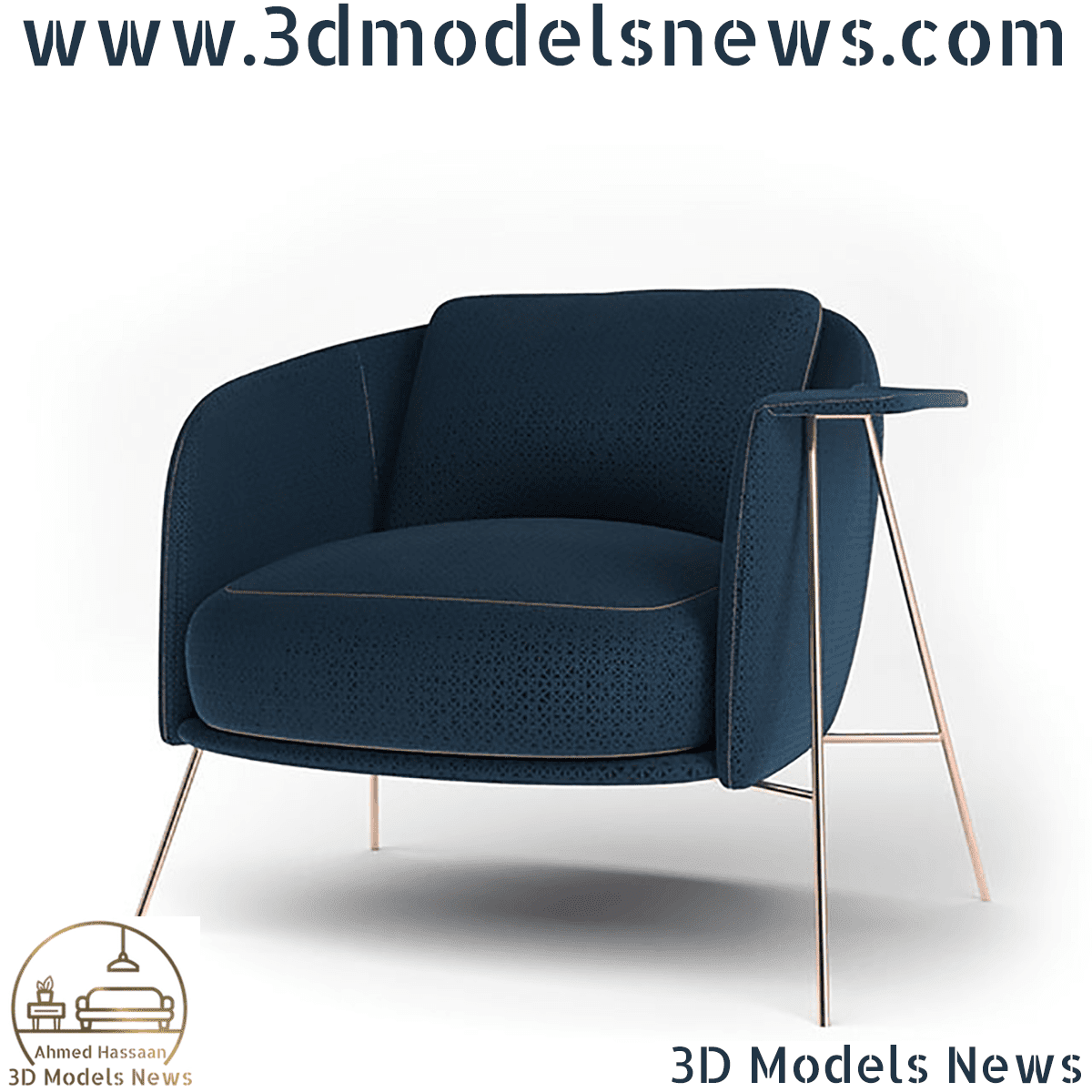 Saba Italia Kepi armchair model 1