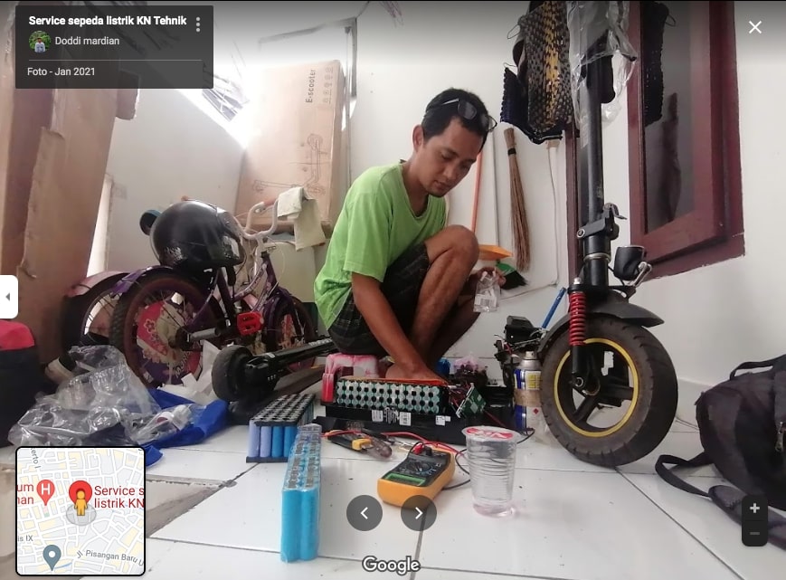 Service sepeda listrik Jakarta Timur - KN Tehnik