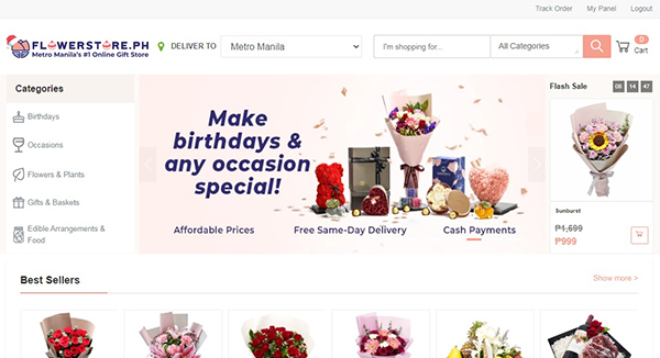 flowerstore.ph web store