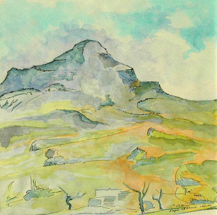 Monte / Montagne " Ste Victoire" (Cezanne) - Jicé