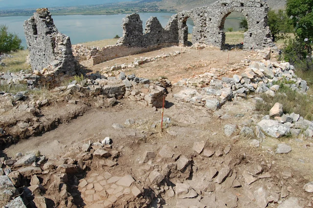 Άποψη του ανασκαφικού χώρου από βορειοανατολικά.