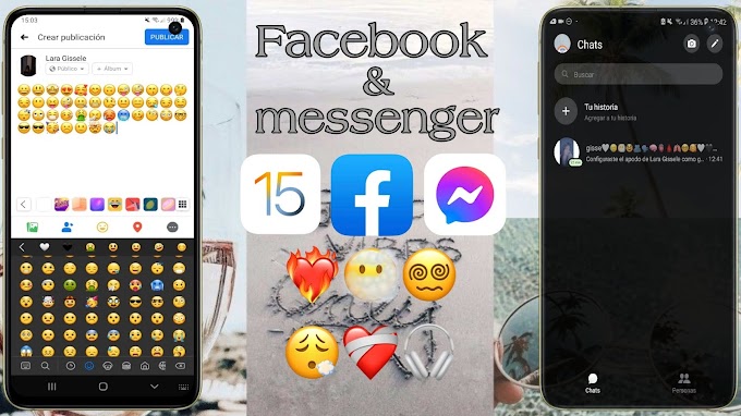 Facebook y Messenger estilo iPhone iOS 16