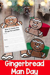 Gingerbread man day activities