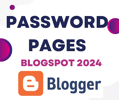 BUAT PASSWORD UNTUK BLOGSPOT ANDA