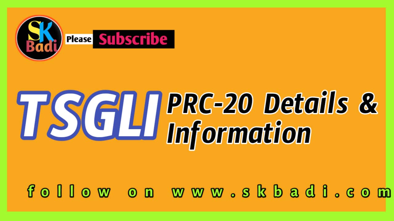 TSGLI PRC 20 Details & Information