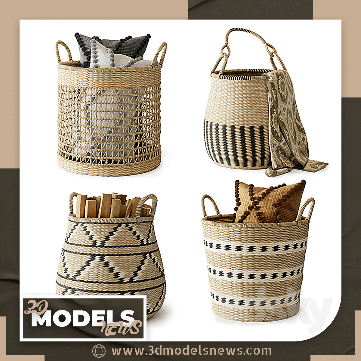 Baskets Model Set 02