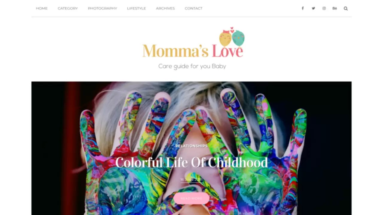 Momma's Love Blogger Template comes with a Fully Responsive Design