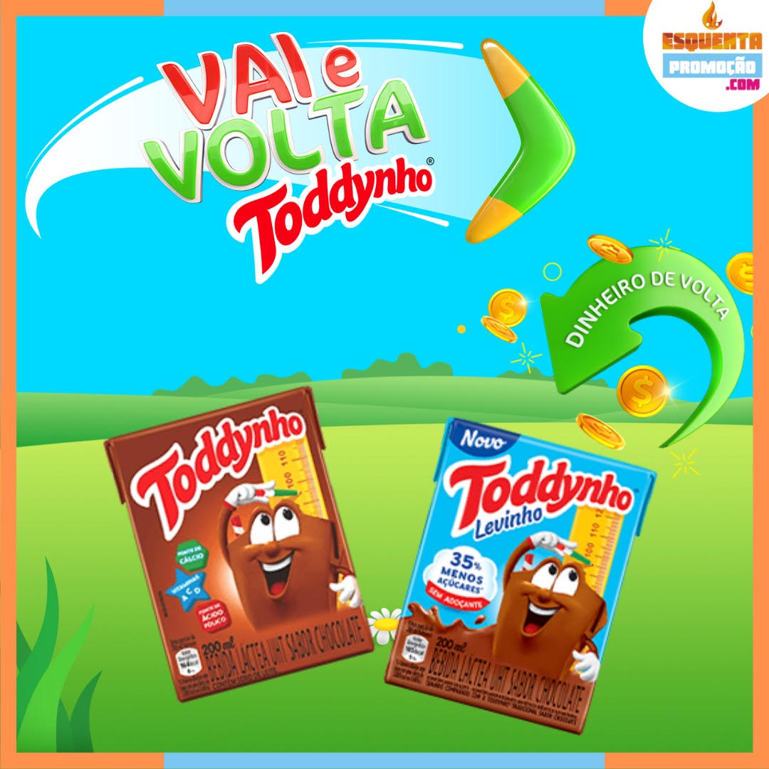 Promoção Toddynho 50% Do Seu Dinheiro De Volta