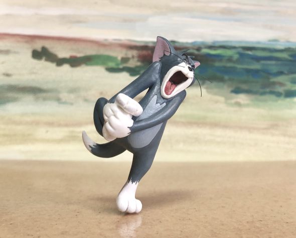 Taku Inoue esculturas divertidas Tom and Jerry