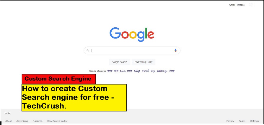 How To Create Your Own google Custom Search Engine For Free - TechCrush.