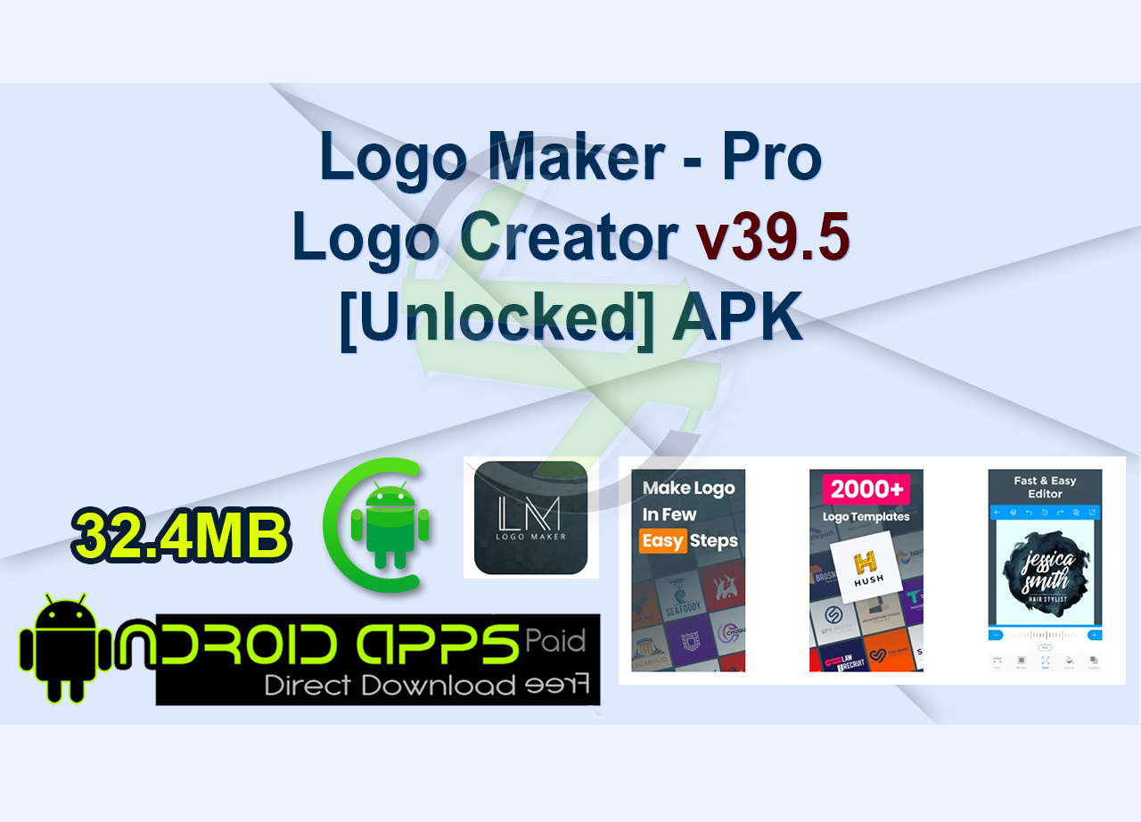 Logo Maker - Pro Logo Creator v39.5 [Unlocked] APK