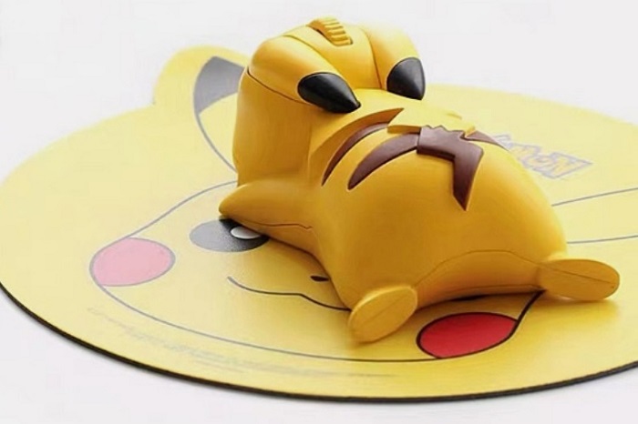 Brando Pokemon Pikachu Wireless Mouse-It Sleeps On Your Mousepad