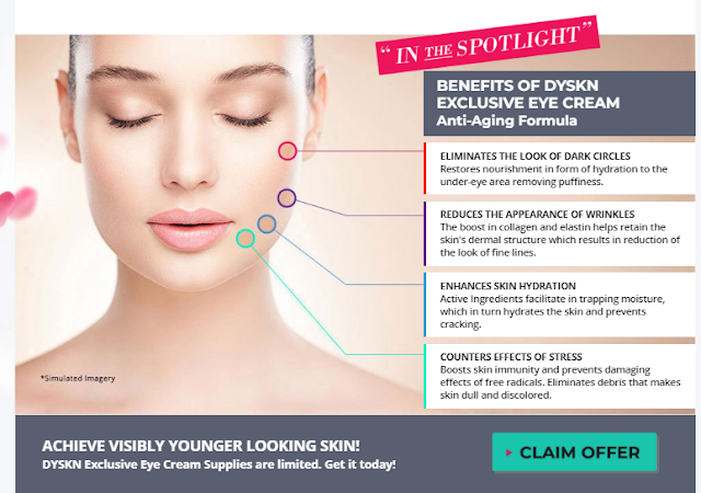 DYSKN Cream Reviews: Amazing Anti-Aging Eye Cream, 