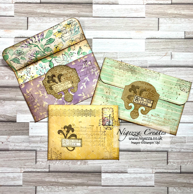 Easy Vintage Envelopes From 6"x6" Paper