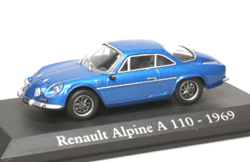 coleccion clasicos inolvidables 1:43 rba, renault alpine 110 1:43