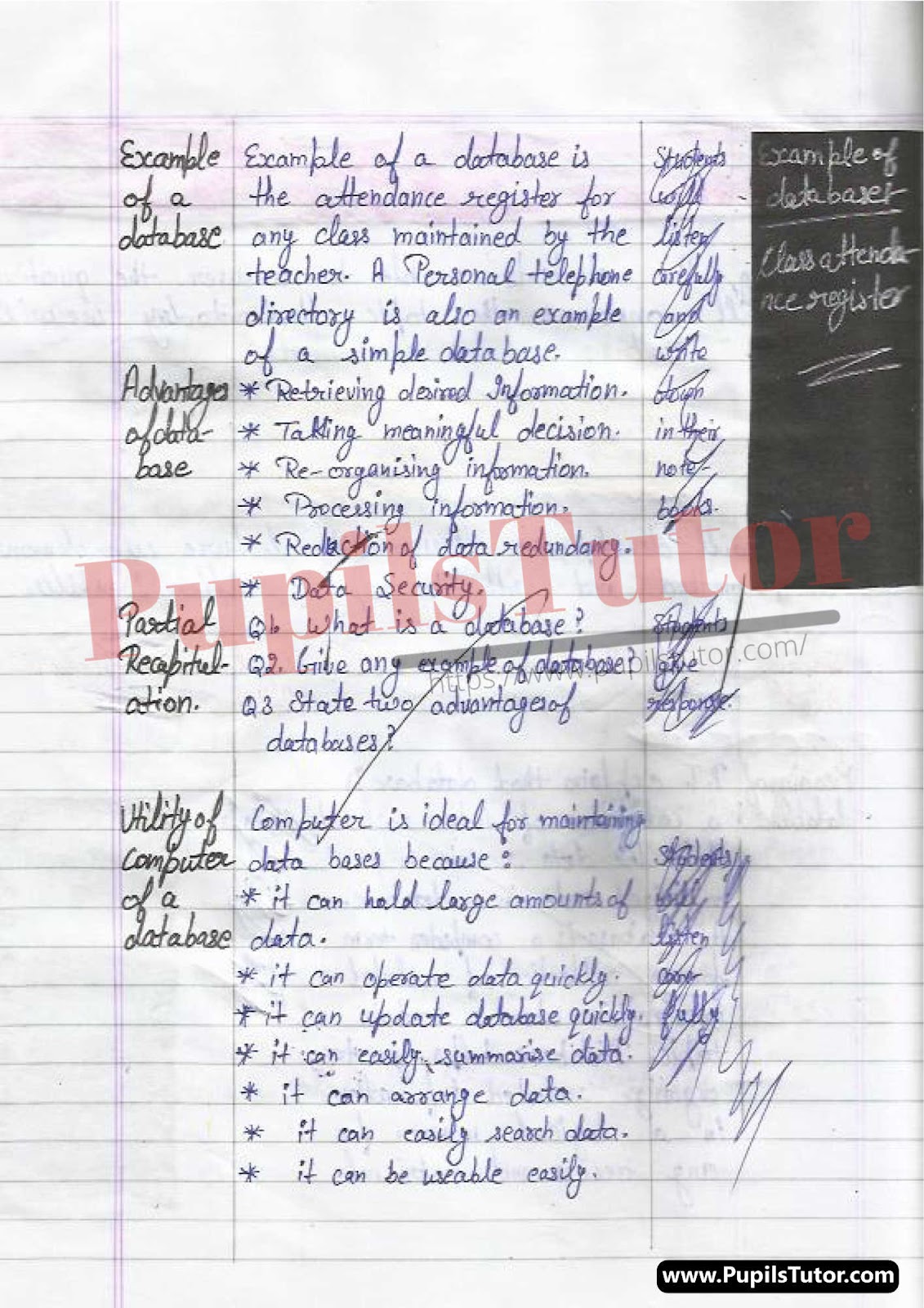 BED, DELED, BTC, BSTC, M.ED, DED And NIOS Teaching Of Computer Innovative Digital Lesson Plan Format On Computer Database Topic For Class 4th 5th 6th 7th 8th 9th, 10th, 11th, 12th  – [Page And Photo 4] – pupilstutor.com