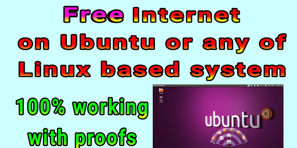 Free internet kali linux | free internet linux UBUNTU or any of LINUX based system